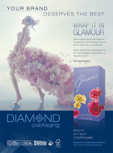 Diamond Packaging Glamour Ad Brand Packaging