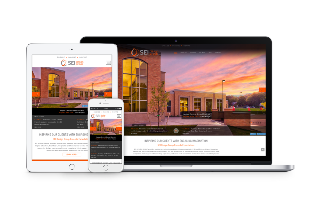 SEI Design Group responsive web design