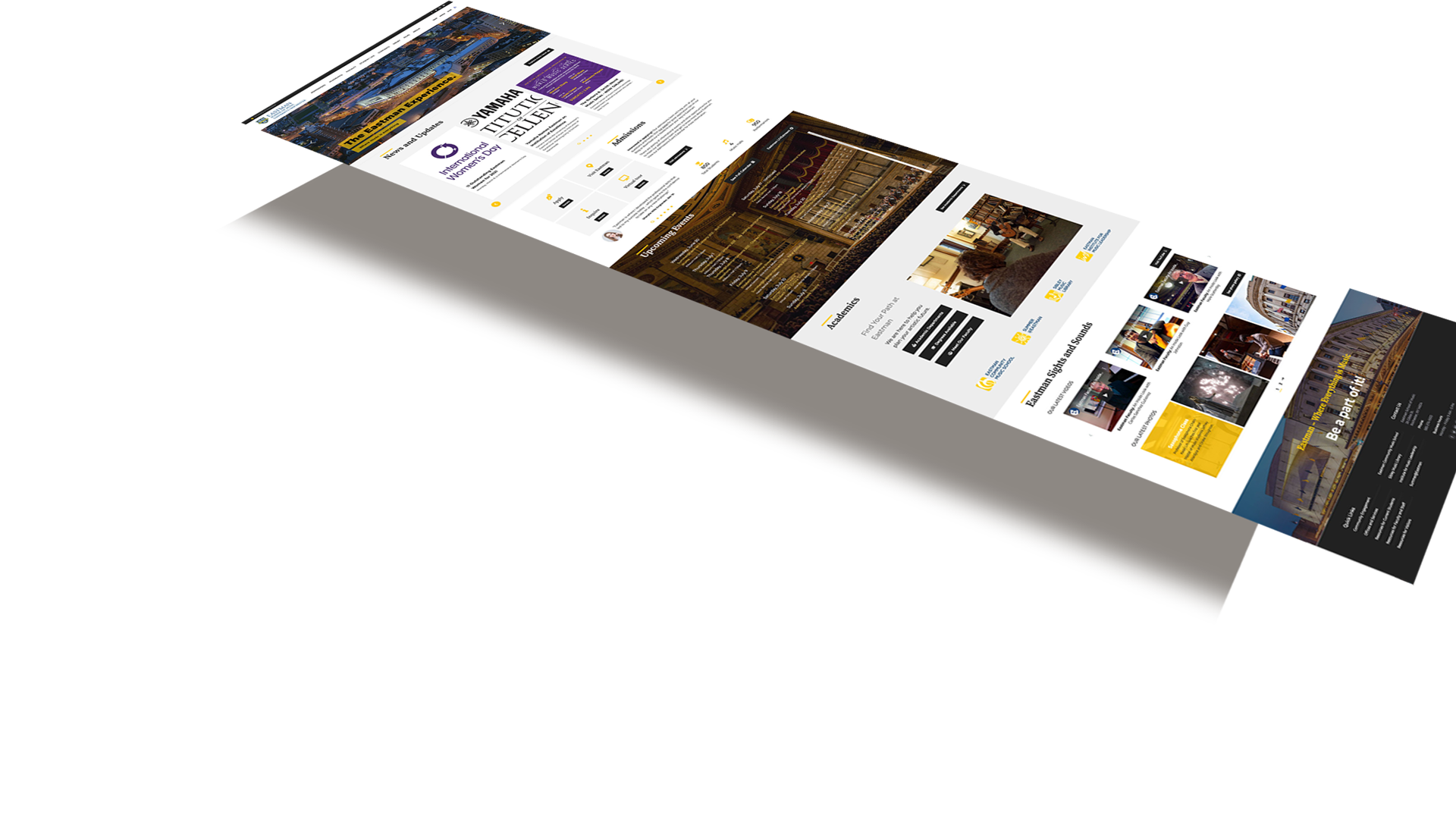Eastman Website Home Page